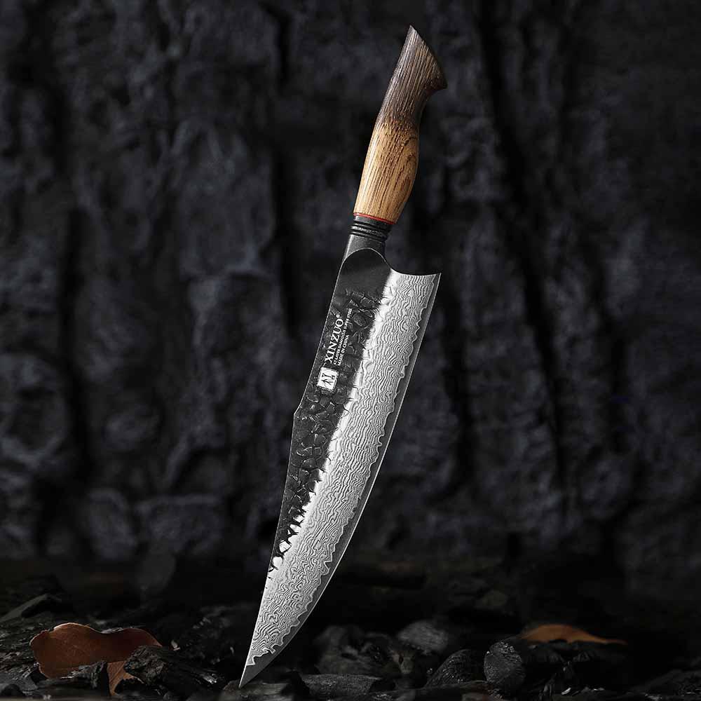 японски Нож на главния готвач от дамаска стомана Xinzuo X06 Chef 25.4 cm