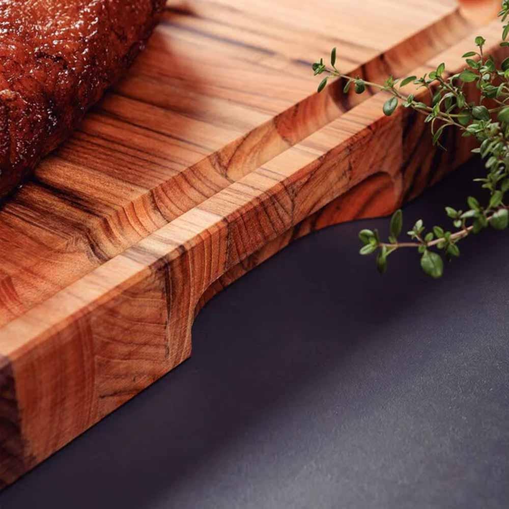Кухненска дъска за рязане и сервиране Tramontina Churrasco от тиково дърво 60 x 40 см. 1