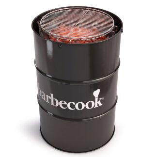 Барбекю на дървени въглища тип варел Barbecook Edson Black